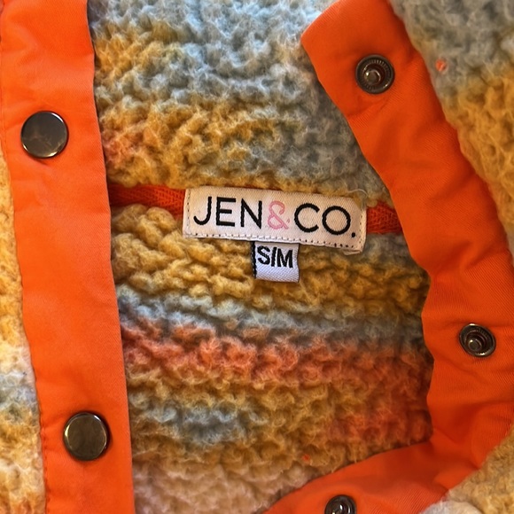 fuzzy button up sweater - Picture 2 of 2